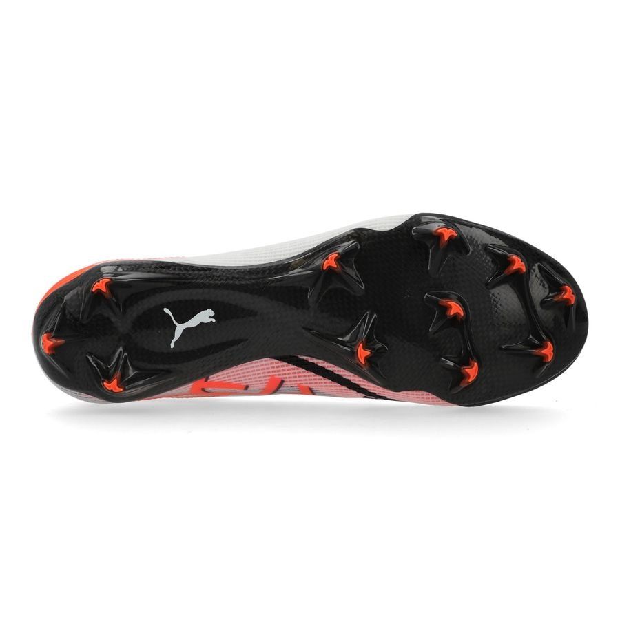 PUMA Ultra 5 Carbon FG Unlimited - Blanc/Noir/Glowing Red Femme