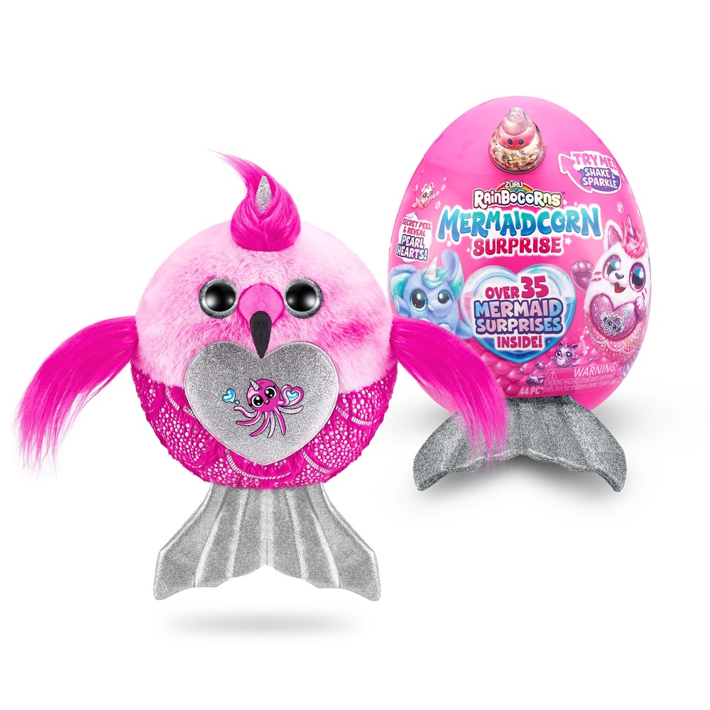 Rainbocorns Meerjungfrauen-Überraschungsei (mittelgroß) Flamingo