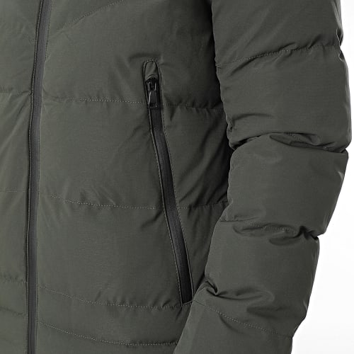 Doudoune Capuche Vert Kaki