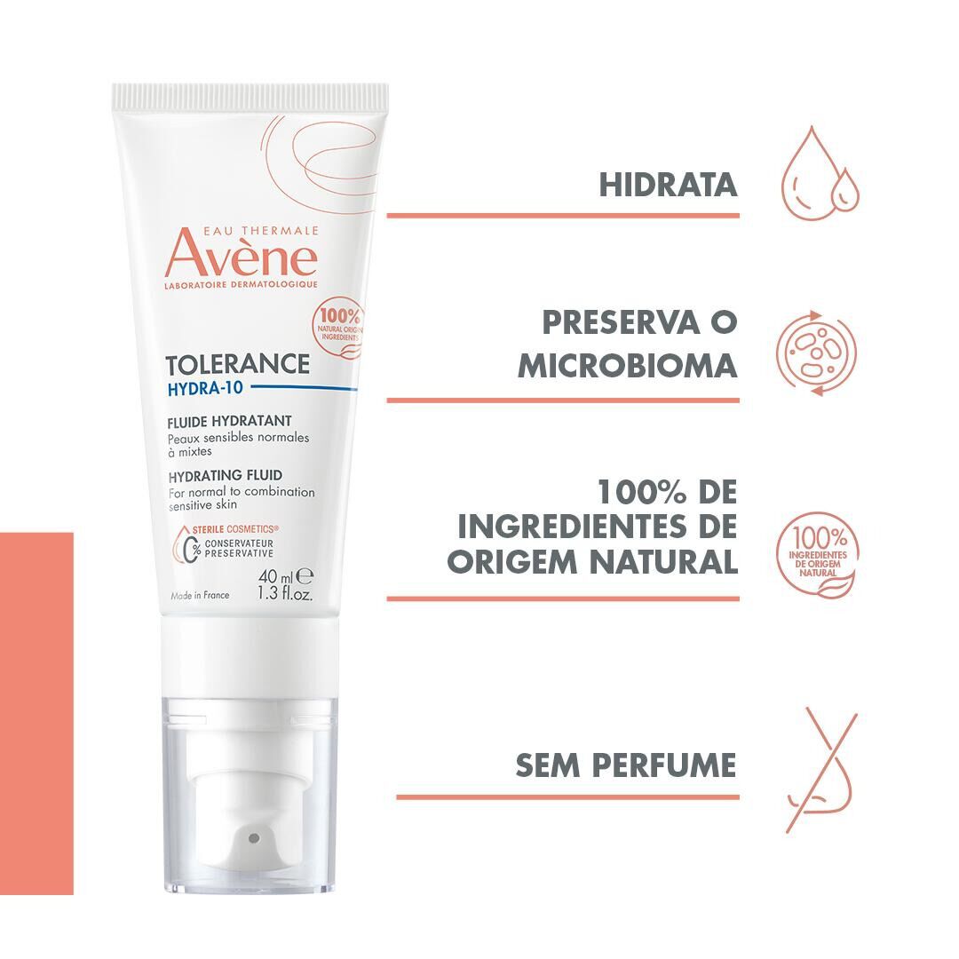 Tolerance Hydra10 Fluído Hidratante - 40ml