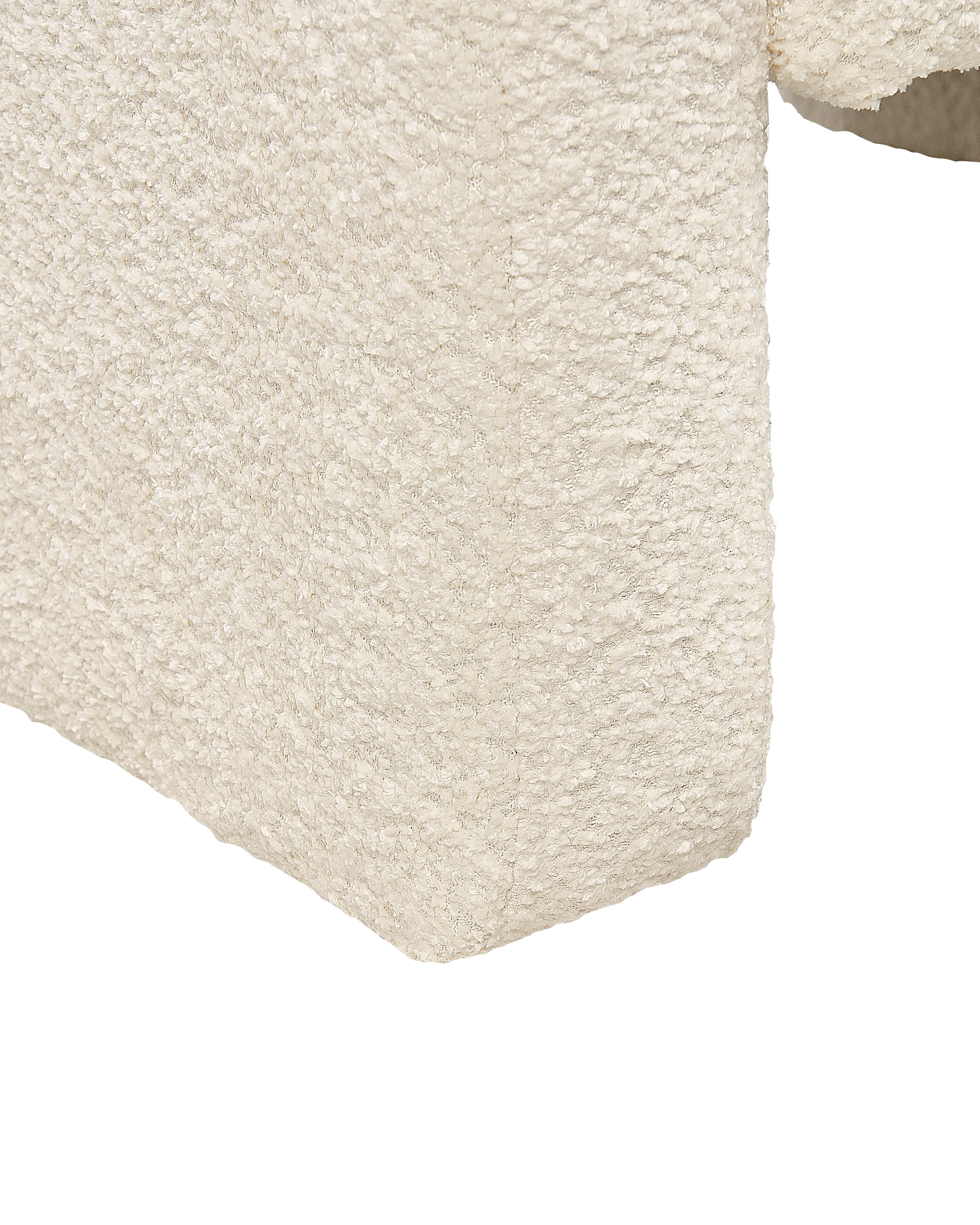 Fauteuil HALLSBERG Bouclé Gebroken wit