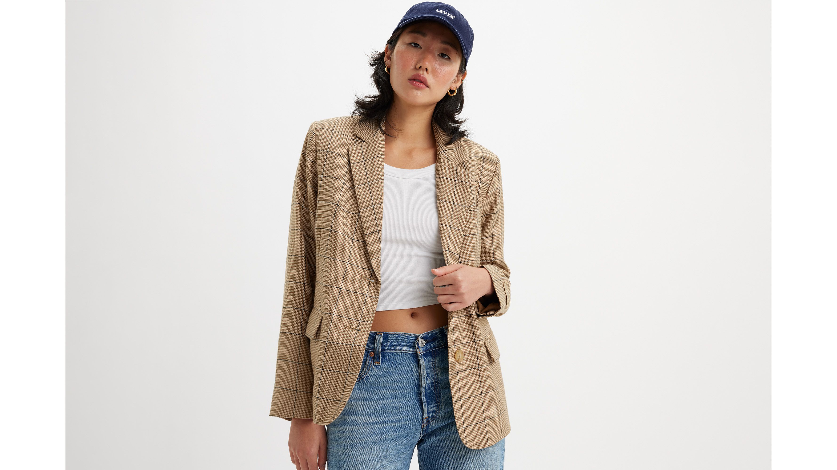 Blazer Classic Abner - Goldie Plaid Otter - Gris