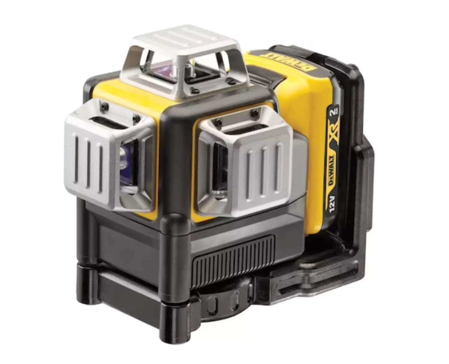 DeWALT DCE089D1G 10.8V Li-Ion accu zelfnivellerende 3x 360º Multilijnlaser set (1x 2.0Ah accu) in koffer - 30m - groen