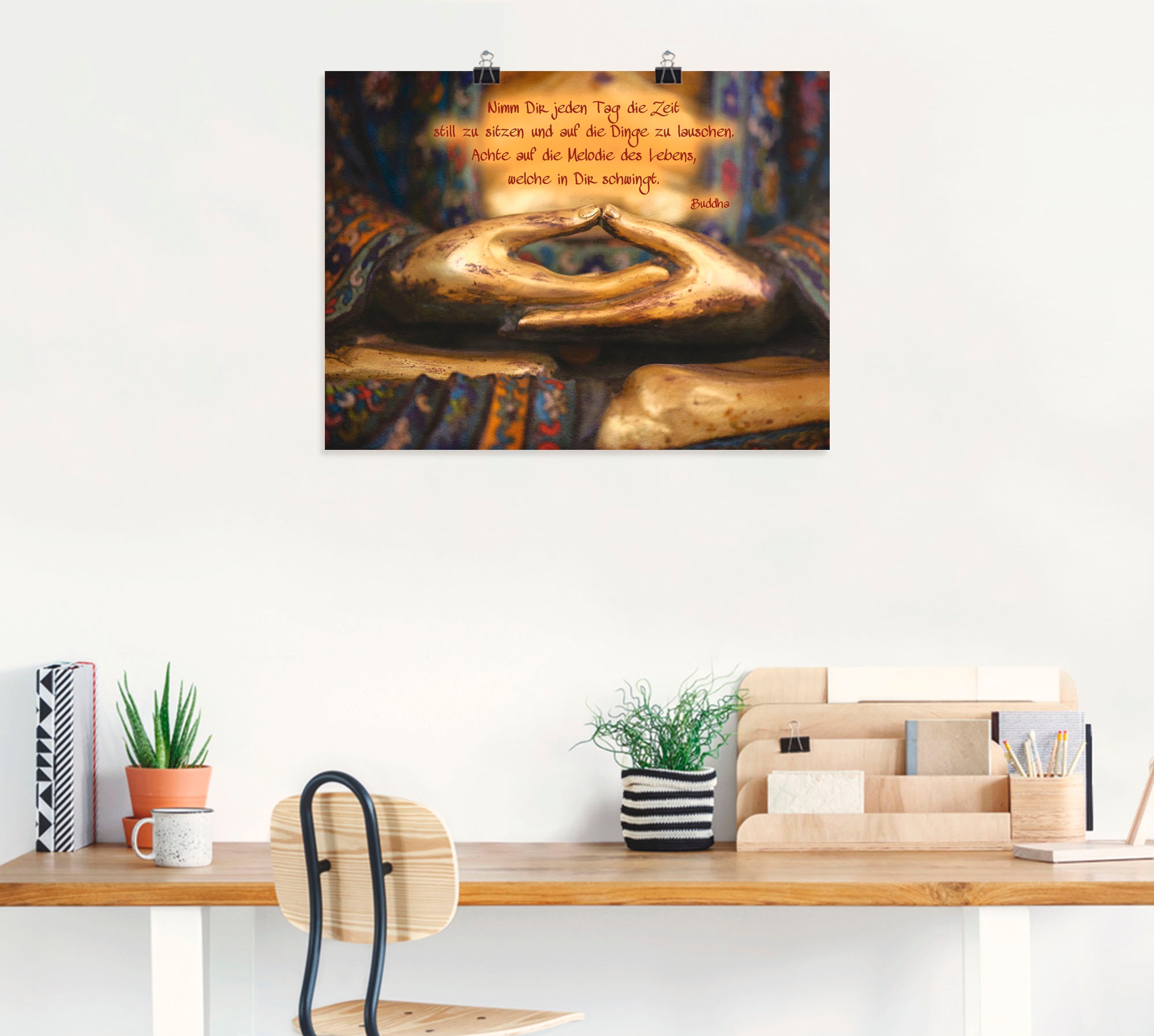Artland Wandbild »Weisheit« Religion 1 Stk. tlg. als Leinwandbild, Poster, Wandaufkleber in verschied. Grössen