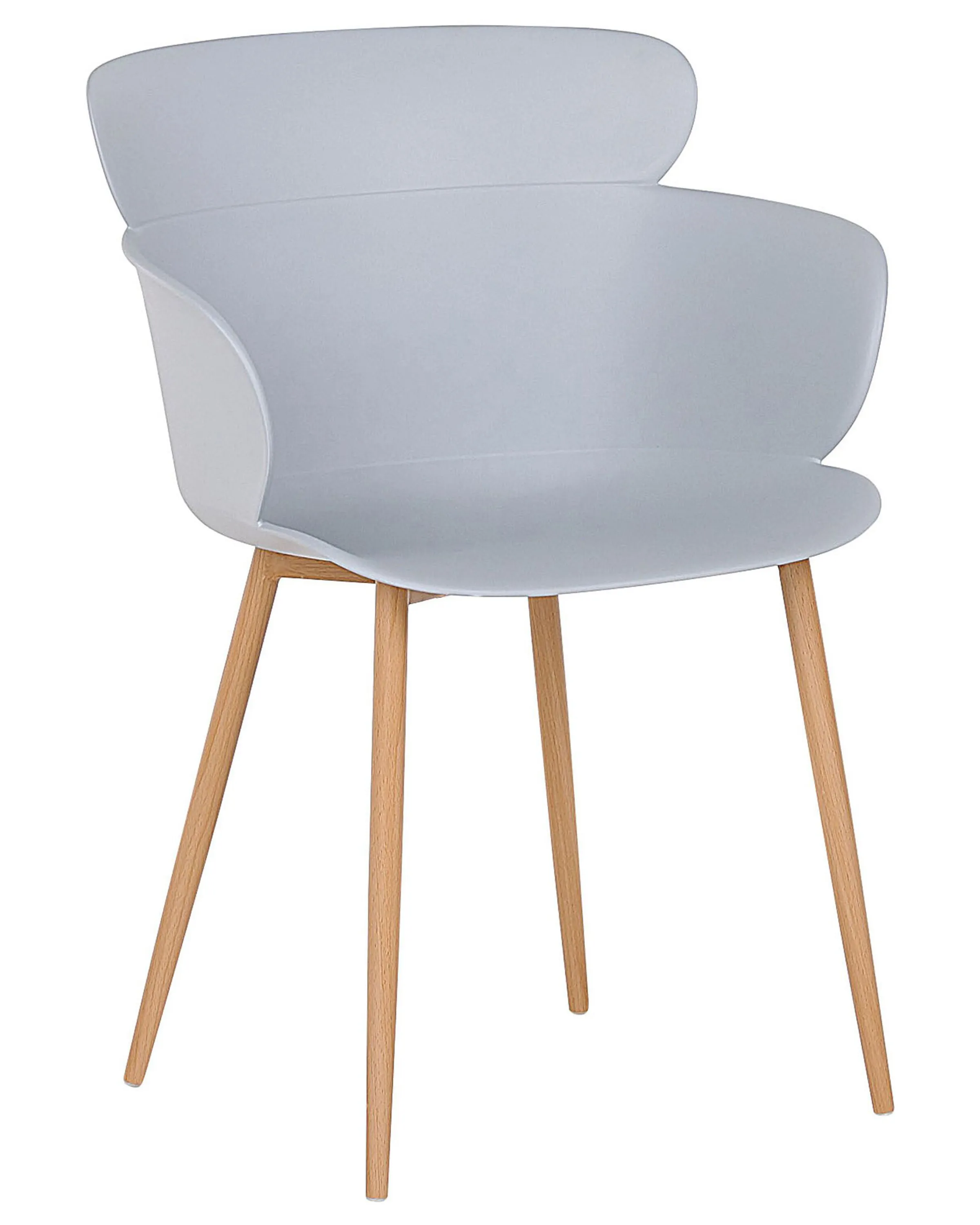 Set van 2 eetkamerstoelen SUMKLEY Lichtgrijs