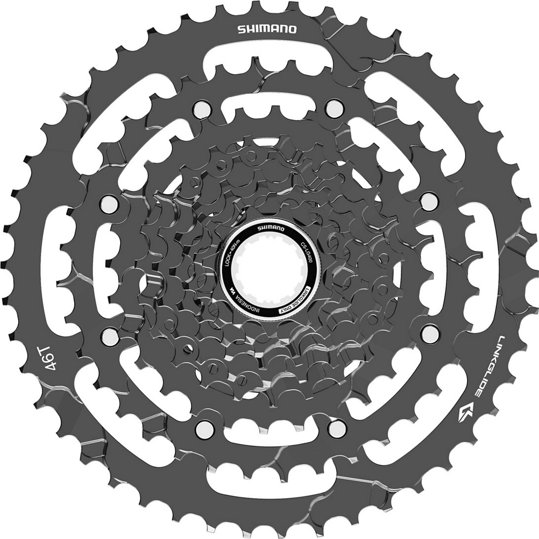 Shimano Cues LG400 LinkGlide 9-speed Cassette