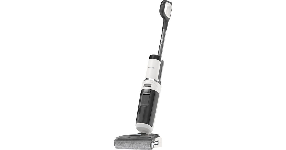 TinecoFloor One S6 Stretch Extreme - wet & dry vloerreiniger  nat- en droogzuiger  (Zwart/wit)