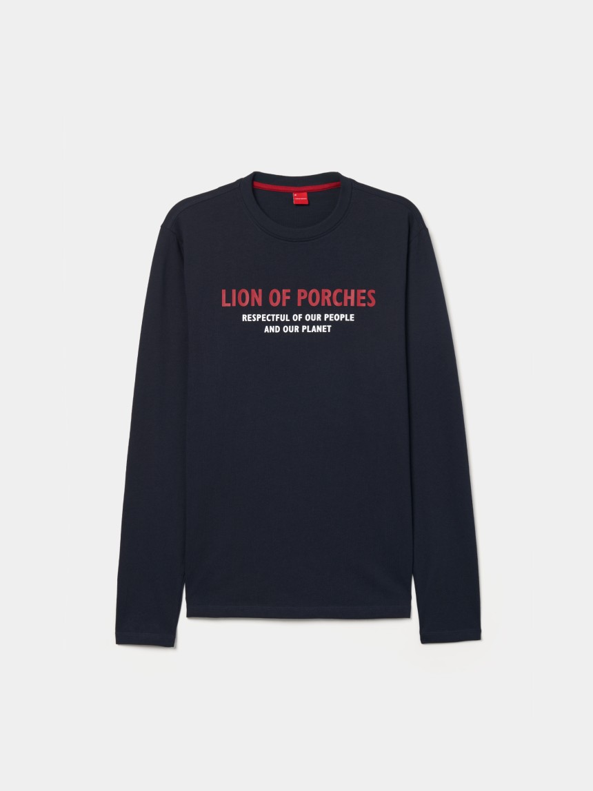 Sweater de algodão com estampado