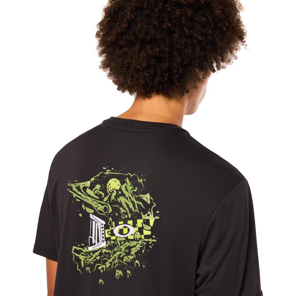 Oakley Finish Line Crew T-Shirt Herren blackout