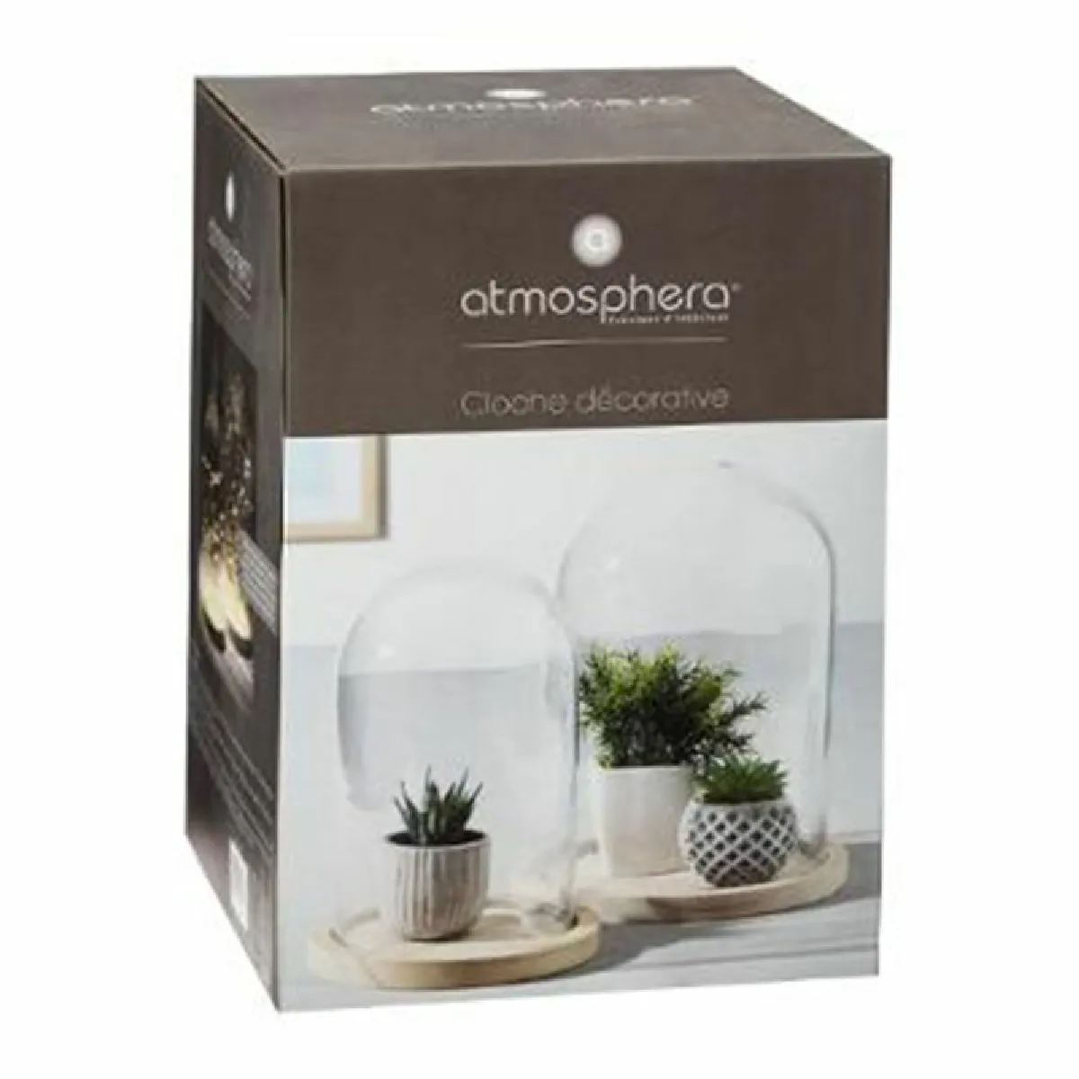 Cloche Décorative Verre Shine - Naturel