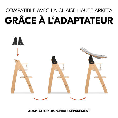 Transat Highchair Bouncer Eco - Gris clair - HAUCK