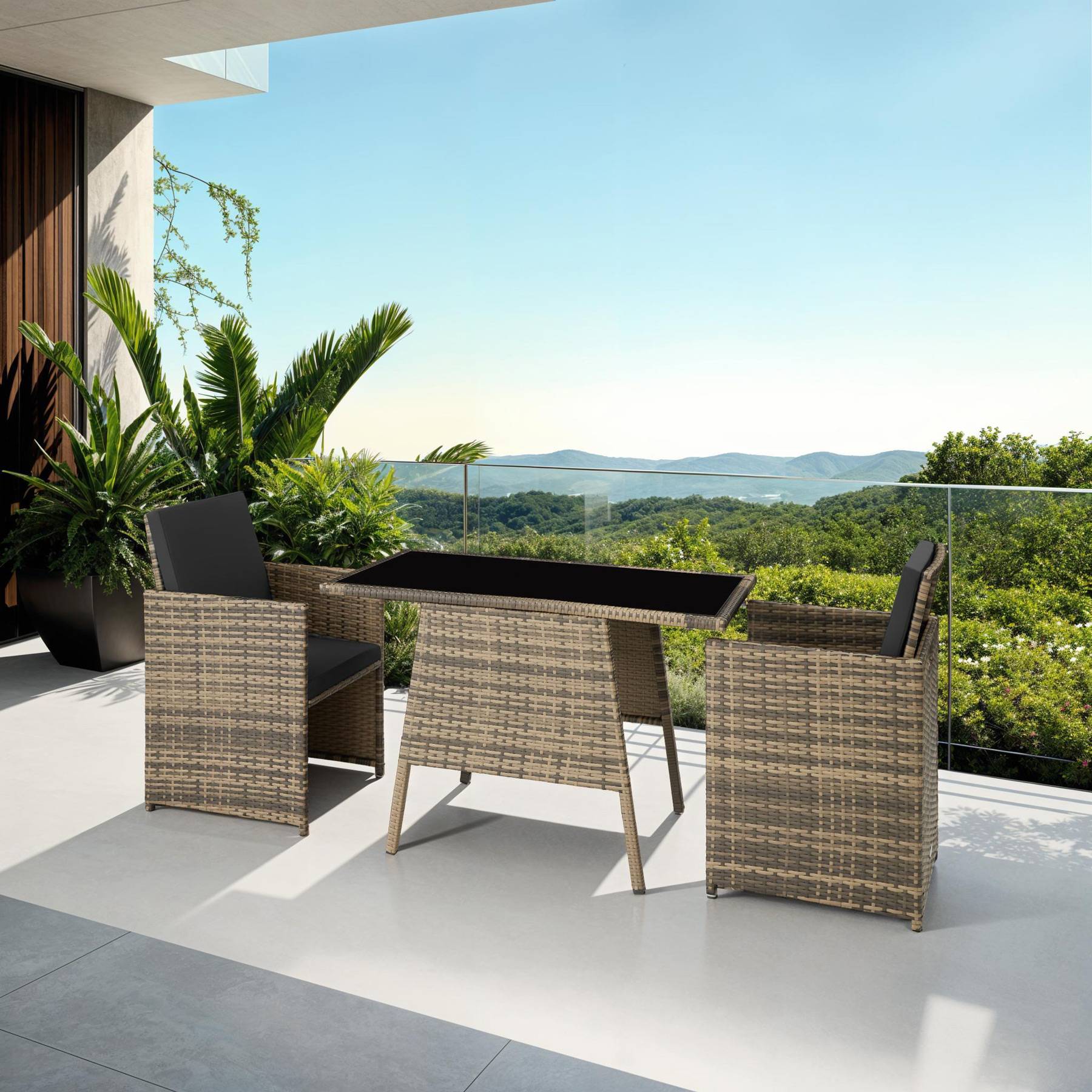 Rattan Sitzgruppe Lausanne