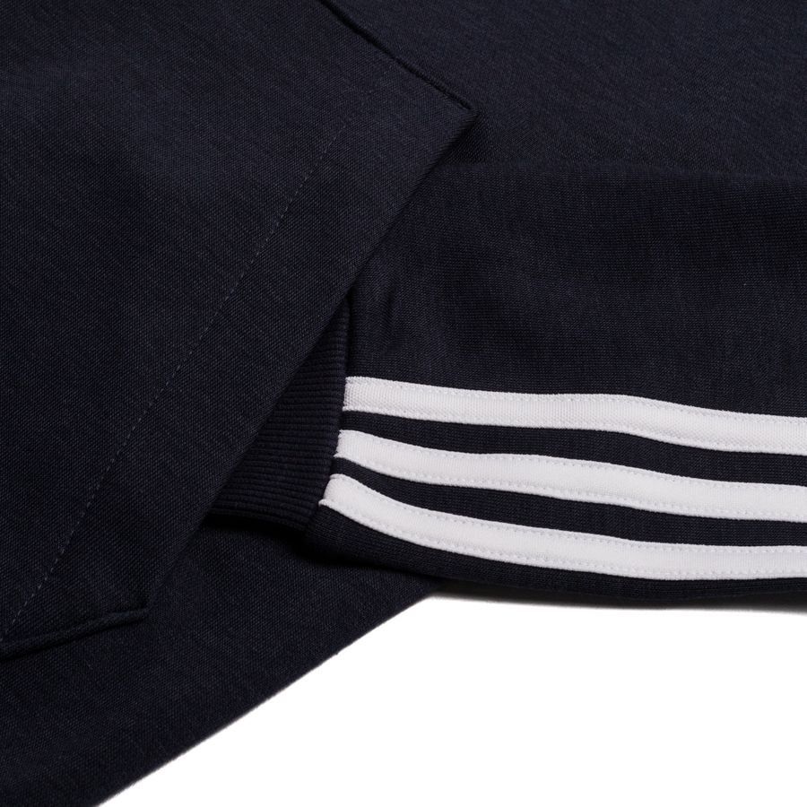adidas Sweat à Capuche 3-Stripes Essentials - Bleu Marine/Blanc
