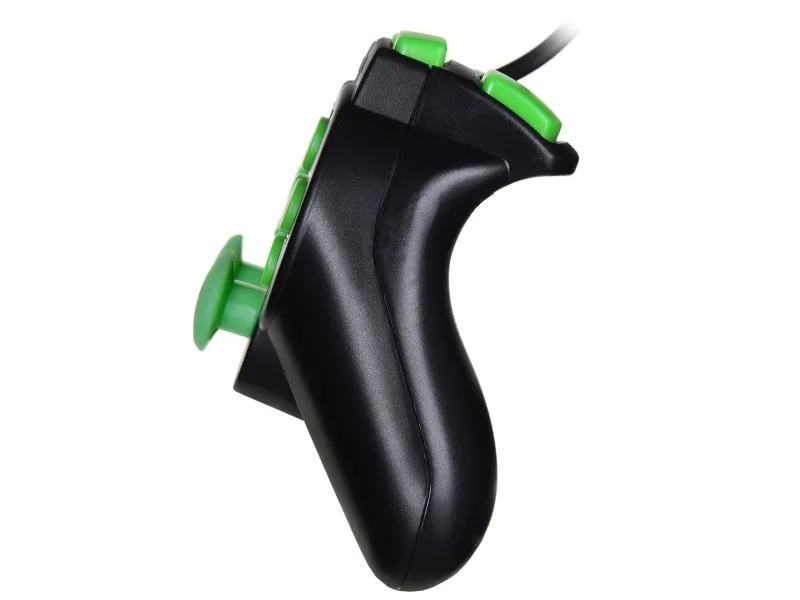Esperanza TROOPER - Gamepad - kabling - sort, grøn - for PC, Sony PlayStation 3