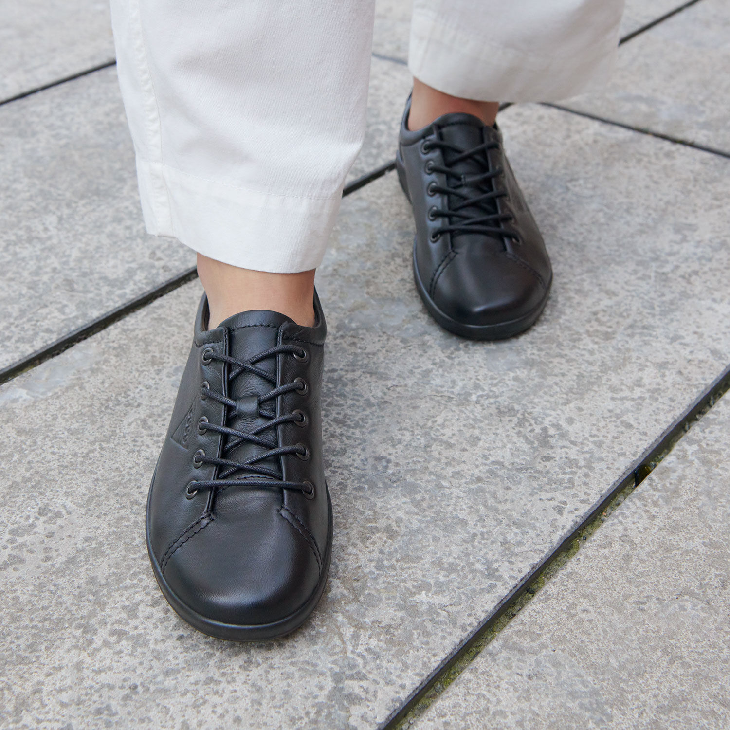 Ecco Damen Sneaker aus Leder