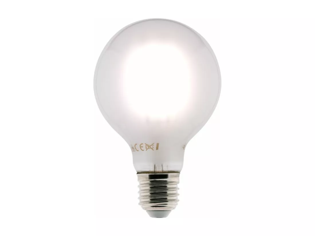 Ampoule déco e filaments LED E27 6W - Blanc chaud - 600lm 2700K - Zenitech