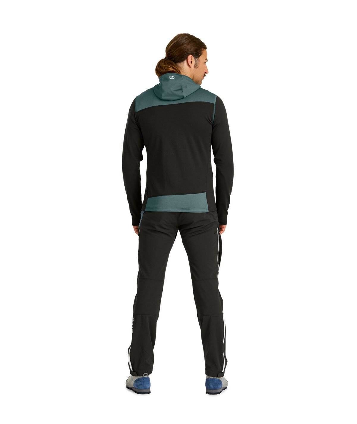 Ortovox| Herren Fleece- und Powerstretchjacke FLEECE LIGHT HODY mit Wolle