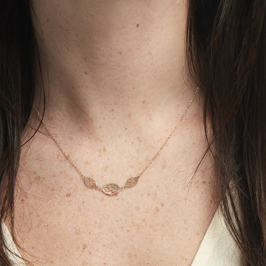 Collier Artemisia Or Jaune