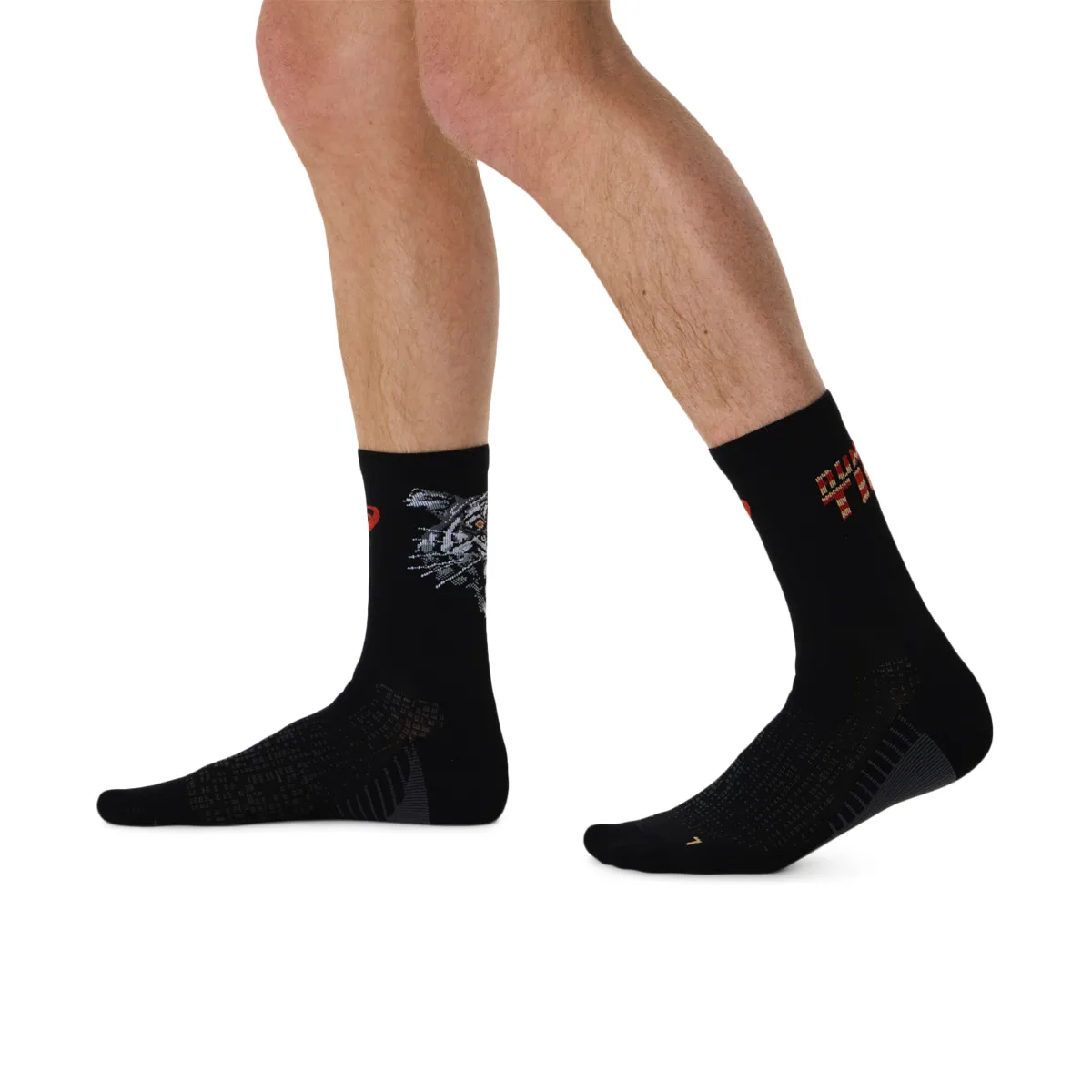 Asics Performance Run Sock Crew Performance Black/coral Reef