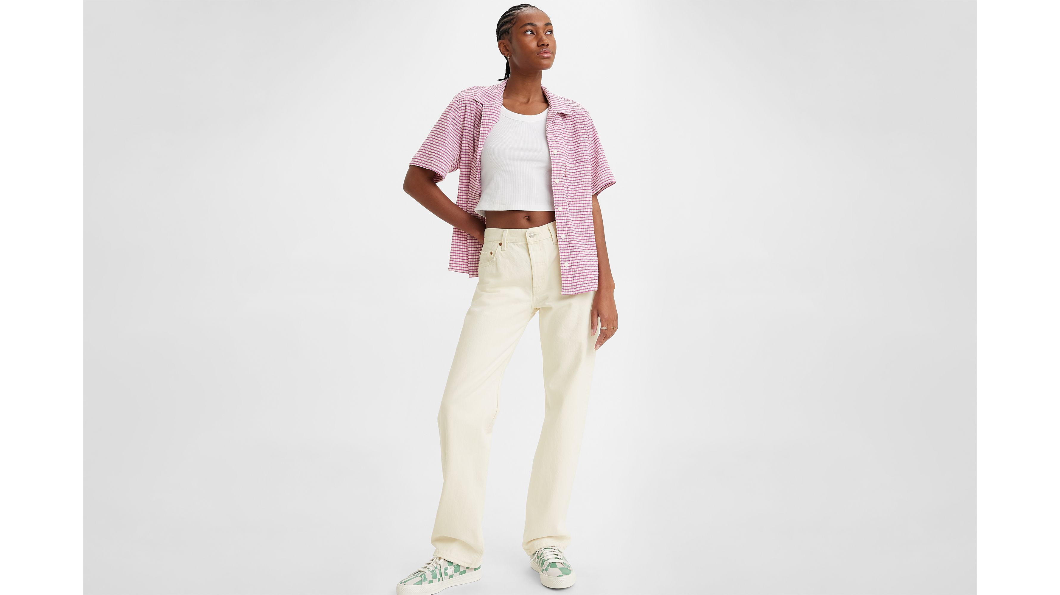 Jean 501® ’90 - Ecru Booper No Damage - Blanc