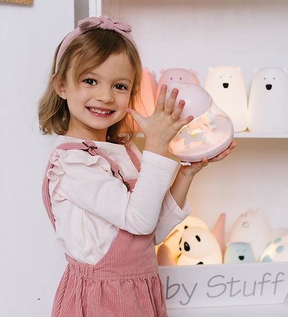 Rabbit & Friends Lampe - 16x13 cm - Karussell m. Musik - Blau