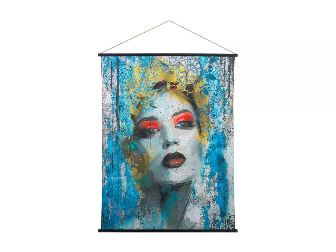 Toile imprimée en parchemin