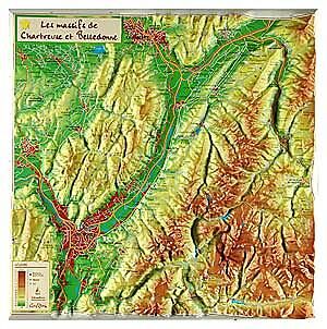 GEORELIEF - GEORELIEF MASSIF CHARTREUSE 31X31