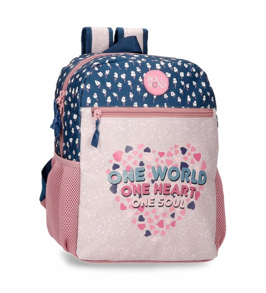 Roll Road Mochila Preescolar Roll RoadOne World rosa
