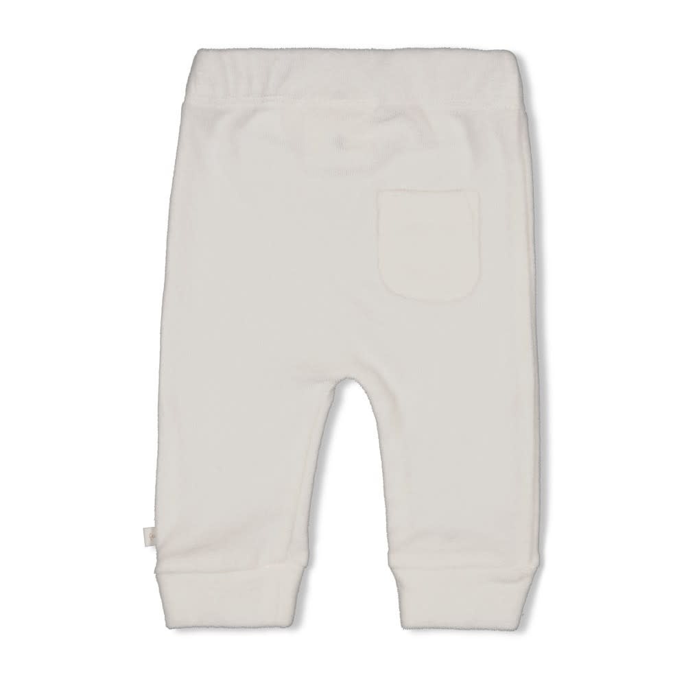 Feetje Feetje broek badstof - Elephant offwhite