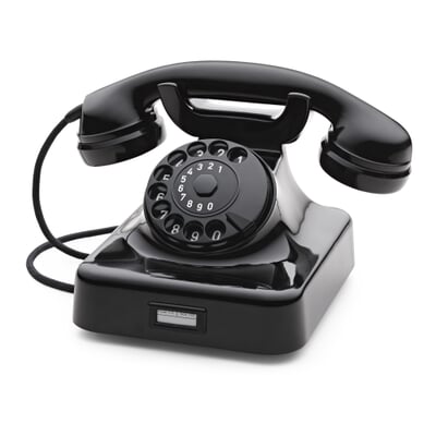 Telefon W 48, Schwarz. Bakelit®