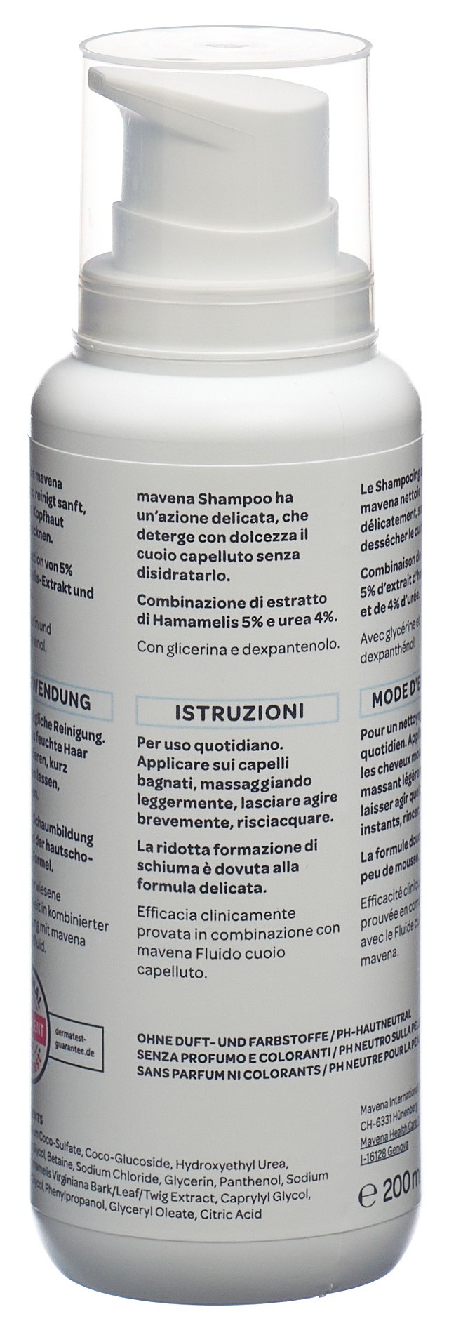MAVENA Shampoo Disp 200 ml