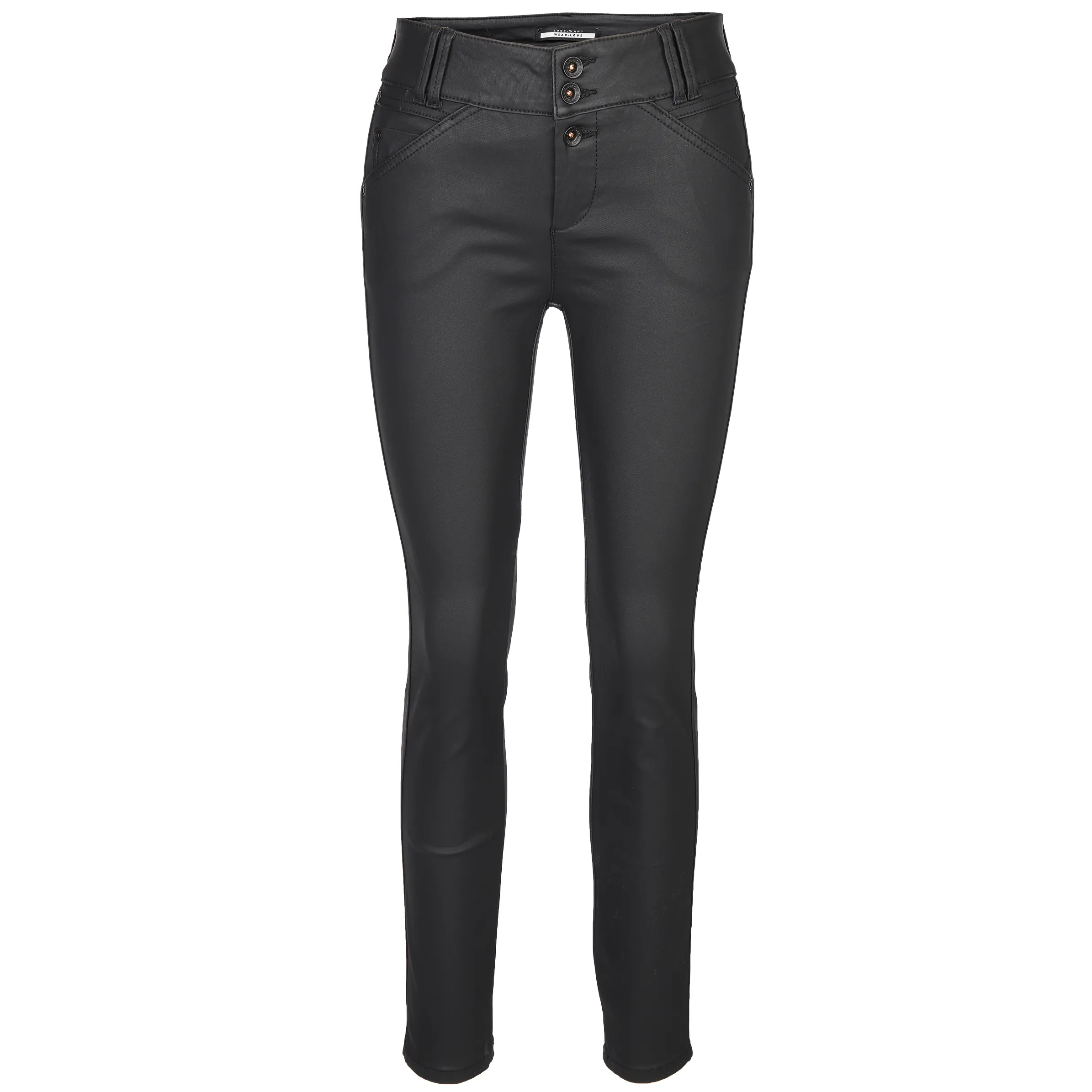 Damen Jeanshose in gewachster Qualität
