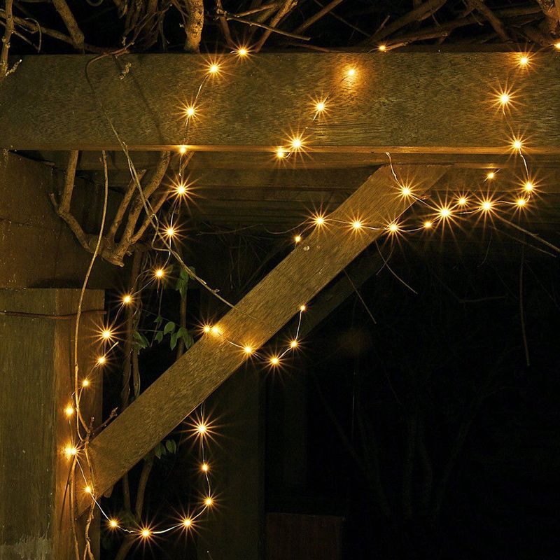 LED Draadverlichting - 200 LED's - 10 Strengen - 2 Meter - Kerst Decoratie