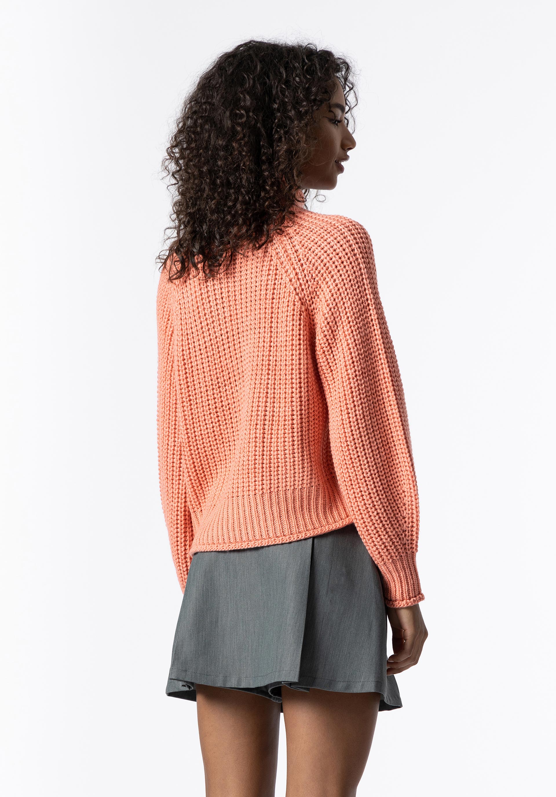Camisola de Malha de Gola Alta
