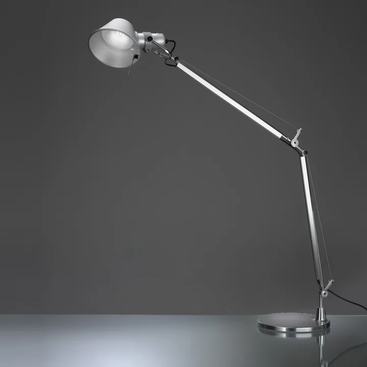 Artemide - Tolomeo, Tischfuss Ø 23 cm, Aluminium