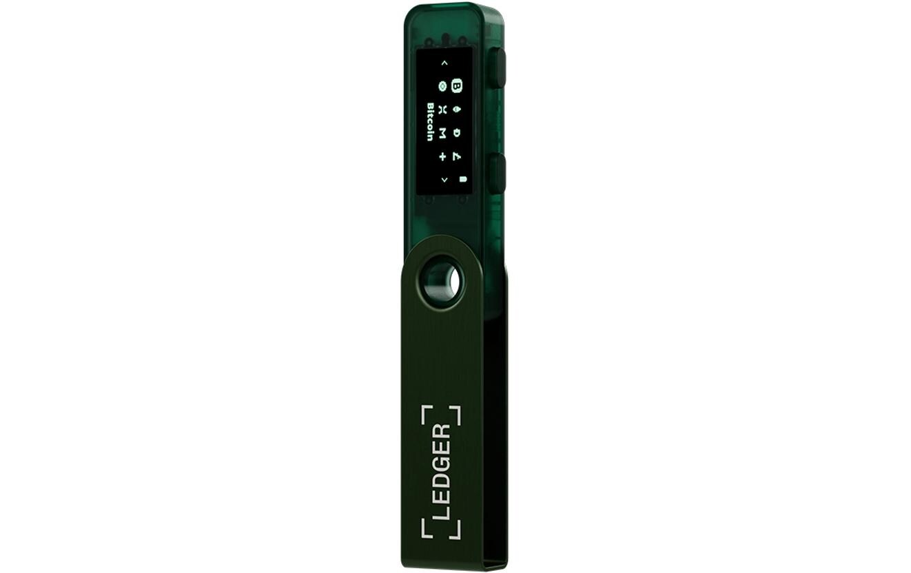 Nano S Plus Emerald GreenCrypto-Hardware-Wallet zum Kaufen, Verwalten und Vermehren digitaler Vermögenswerte