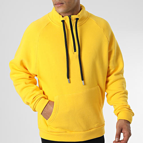 Sweat Col Zippé KL-2101 Jaune