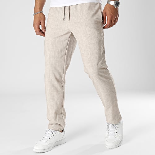 Pantalon Jogger Beige Chiné