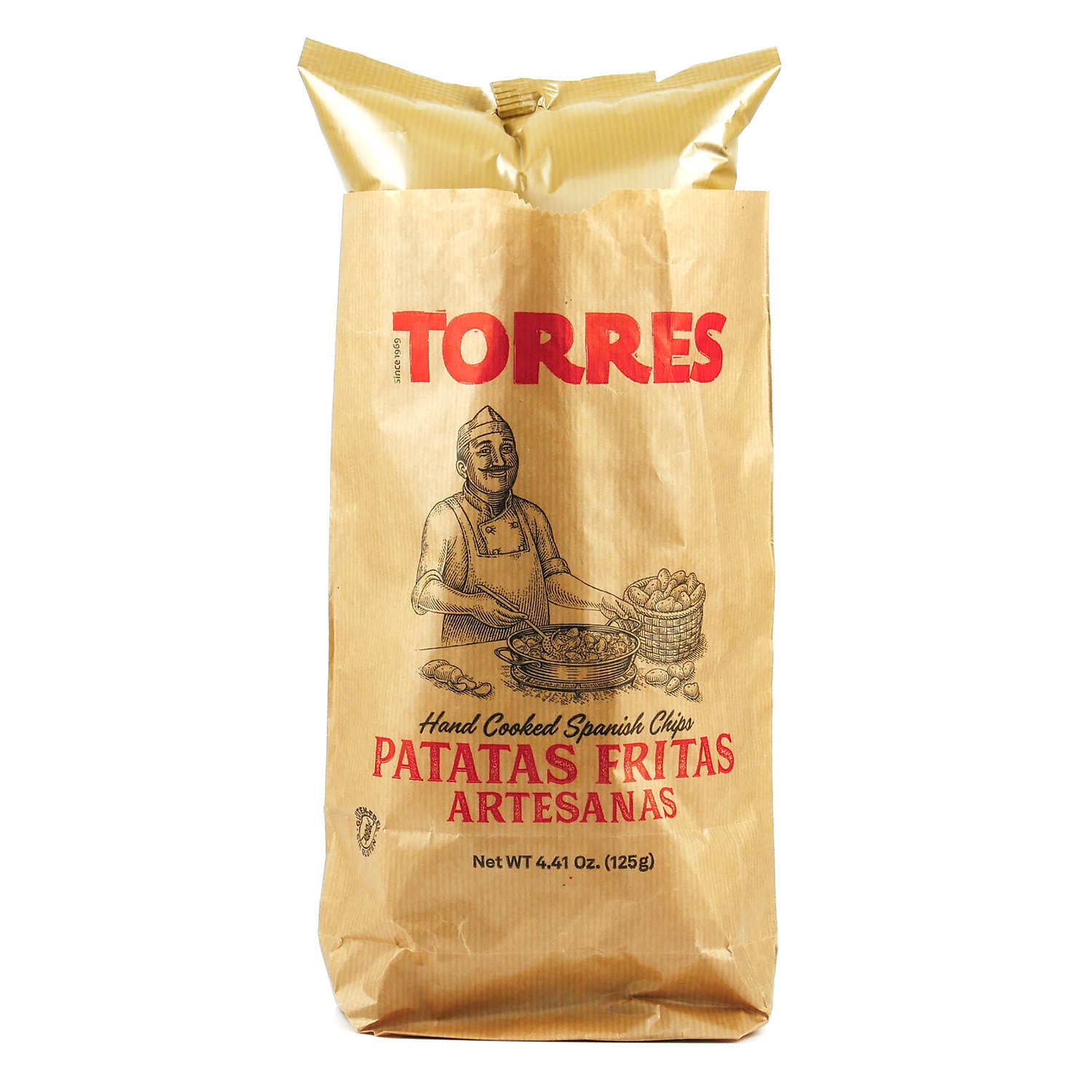 Chips vintage recette traditionnelle Patatas Torres