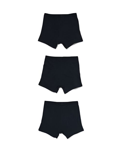 3 boxers homme modèle long bleu