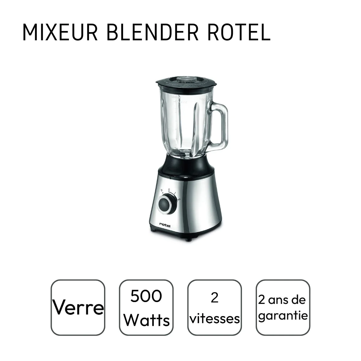 Robot mixeur blender 1,5 litres Rotel Rotel
