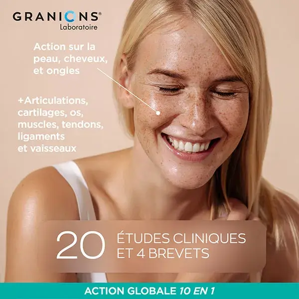 Granions - Multi Collagène + 5 Types de Collagène - 20 études cliniques - 1 mois