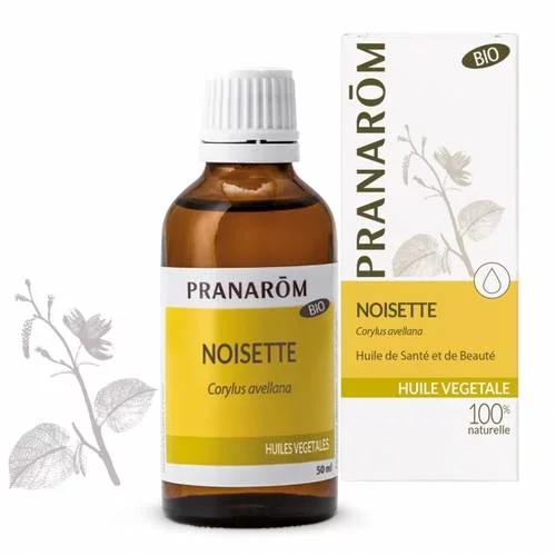 Huile végétale de Noisette Bio - 50ml