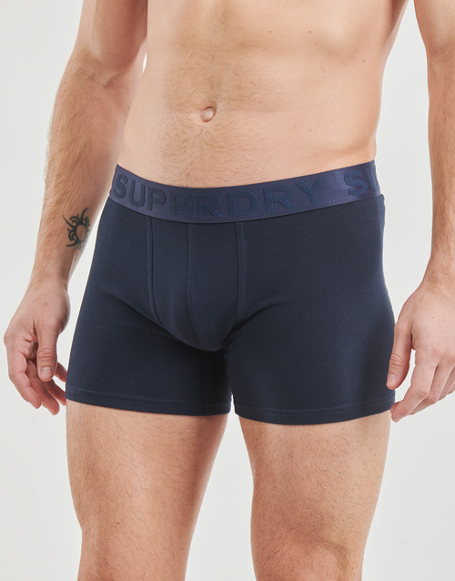 Superdry - BOXER TRIPLE PACK - Marine