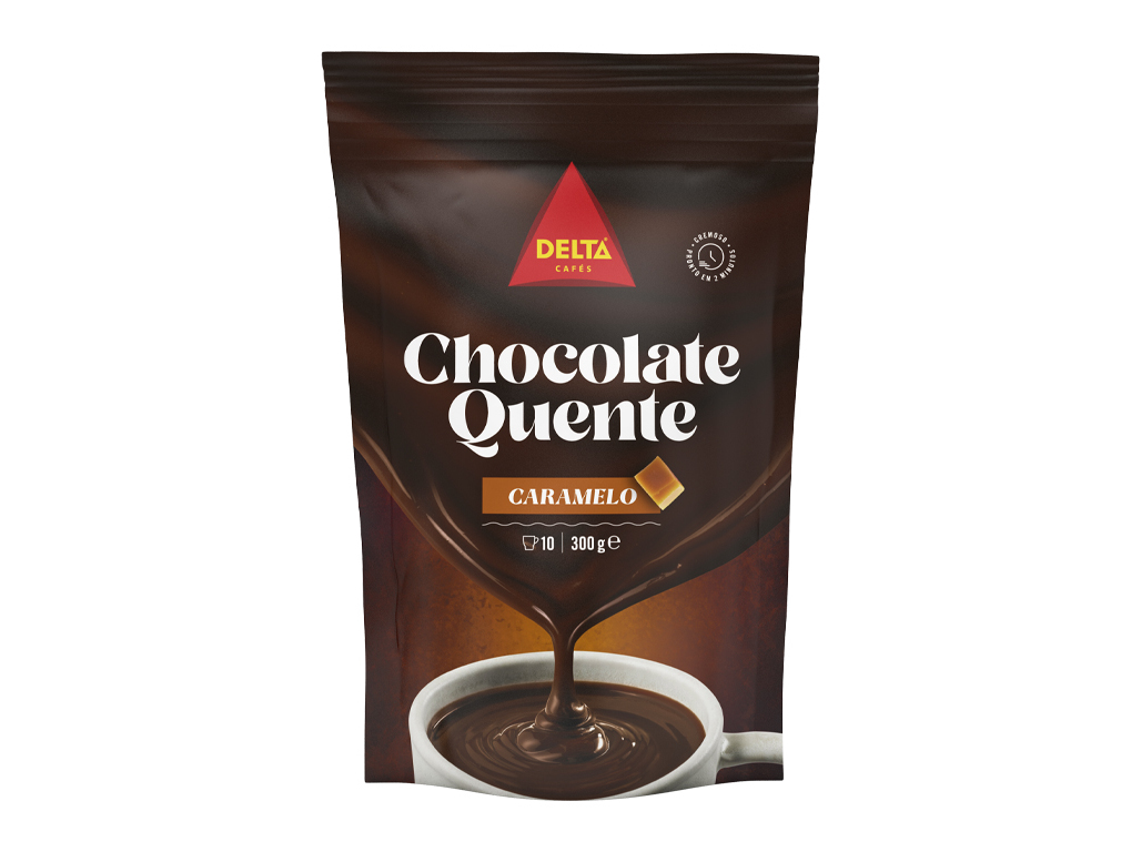 CHOCOLATE EM PÓ DELTA CARAMELO 300 G