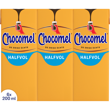 Chocomel Halfvol 6 x 200 ml