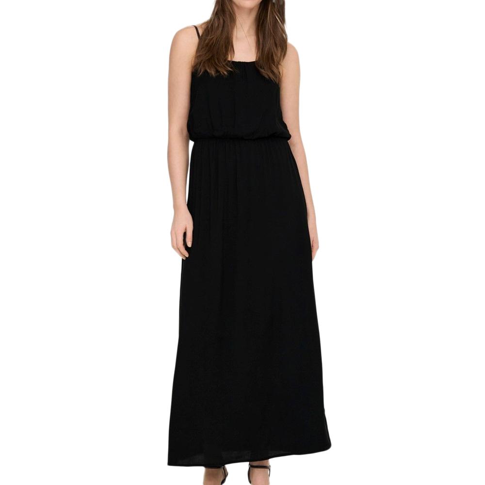 Only Robe Longue Noir Femme Only Nova
