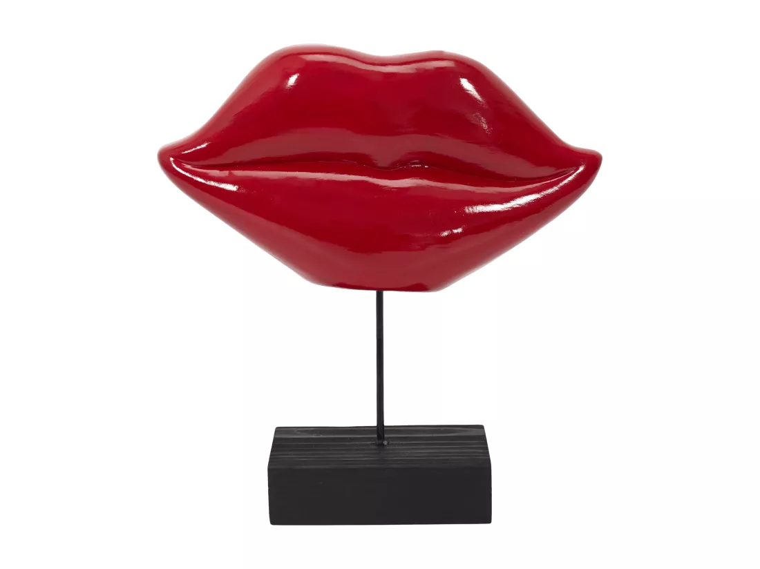Deco A Poser Bouche Rouge H20cm