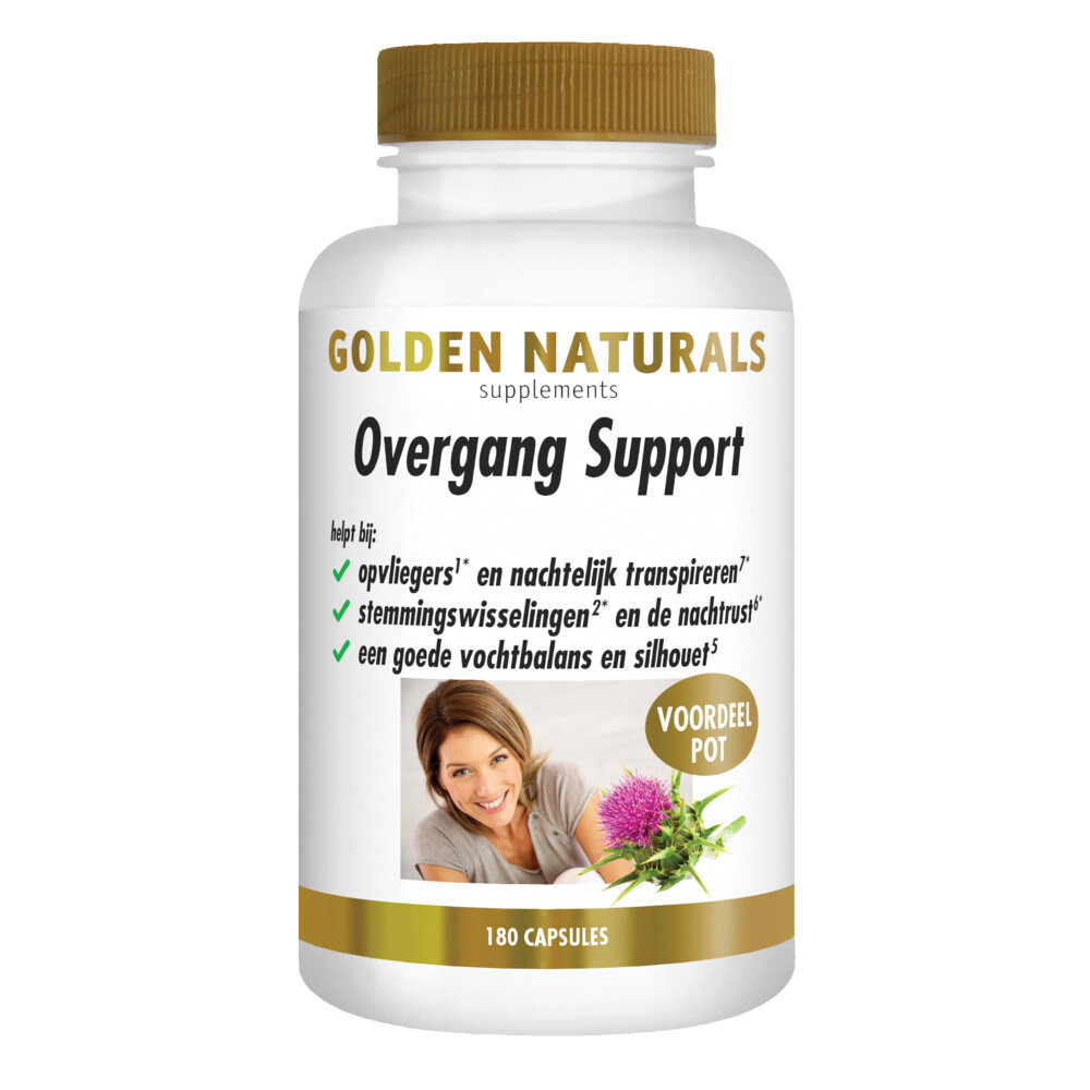 Golden Naturals Overgang Support 180 vegacapsules