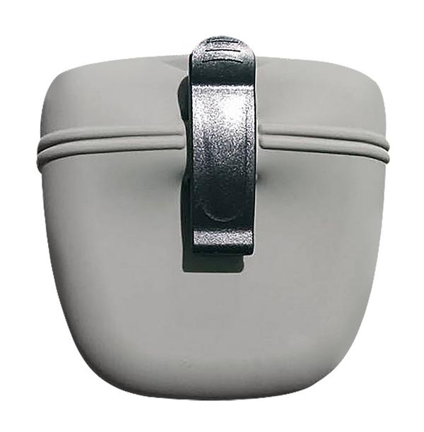 Dehner Lieblinge Futtertasche Silikon, grau,